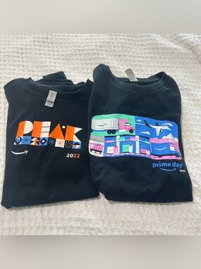2022 Amazon Prime Day/2022 Amazon Peak Employee T-Shirt Bundle Size XL